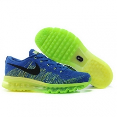 Nike Flyknit Air Max Blue Volt