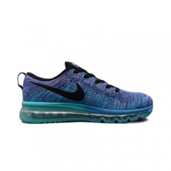 Authentic Nike Flyknit Air Max Hyper Grape Black Photo Blue