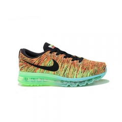 Nike Flyknit Ai Max Orange Green Black