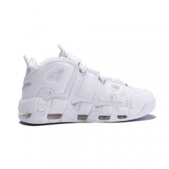 Authentic Nike Air More Uptempo Triple White Men