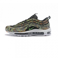 (Women) Nike Air Max 97 Camo Grey Green White