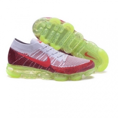 Nike Flyknit Air Vapormax Red Green White Men