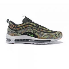 (Women) Nike Air Max 97 Camo Grey Green White