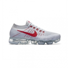 Nike Flyknit Air VaporMax White Red Men