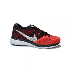 Nike Flyknit Lunar 3 Running Shoes Black Orange White