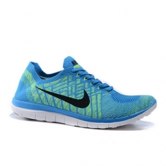 Nike Free Flyknit 4 Blue White