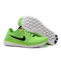 Nike Free Flyknit 5 Fluorescent Green White