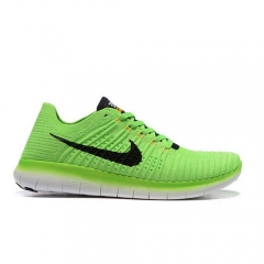 Nike Free Flyknit 5 Fluorescent Green White