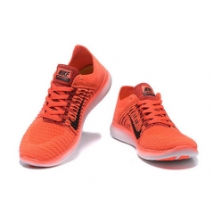 Nike Free Flyknit 5 Orange White