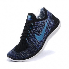 Nike Free Flyknit 4 RoyalBlue Black