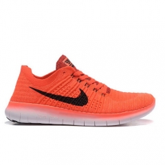 Nike Free Flyknit 5 Orange White