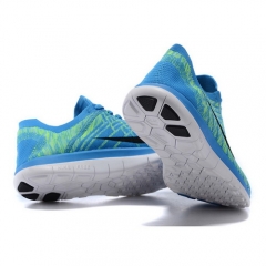 Nike Free Flyknit 4 Blue White