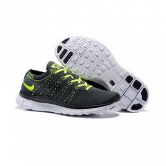 Nike Free Flyknit NSW HTM SP Black Green Logo Men