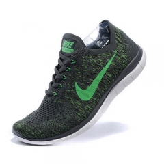 Nike Free Flyknit 4 Green White