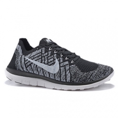 Nike Free Flyknit 4 Black White