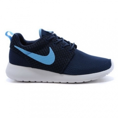 Men Nike Roshe Run Midnight Navy Blue