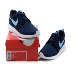 Men Nike Roshe Run Midnight Navy Blue