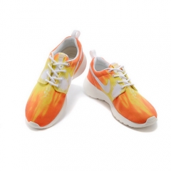 Nike Roshe Run Print Sunset Orange Yellow