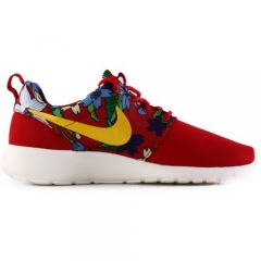 Nike Roshe Run Print Red Yellow Floral