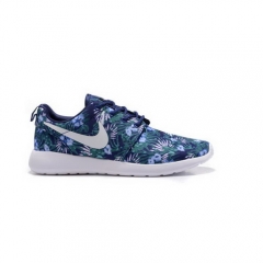 Nike Roshe One Print Premium Blue Green Flower Men