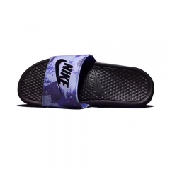 Nike Slippers Dark Purple Light Purple Black Men