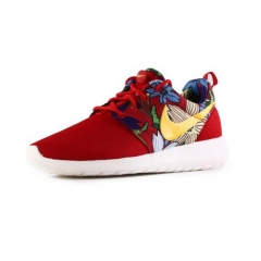 Nike Roshe Run Print Red Yellow Floral