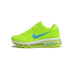 (Women) Nike Air Max 2017 KPU Green Lake Blue