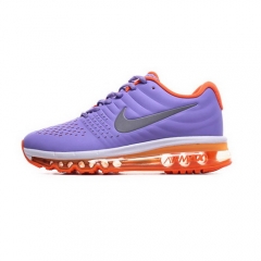 (Women) Nike Air Max 2017 Purple Orange Silver Grey