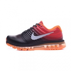 (Women) Nike Air Max 2017 Leather Black Red