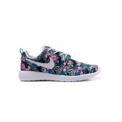 Nike Roshe One Print Premium Teal Green Pink Flower Men