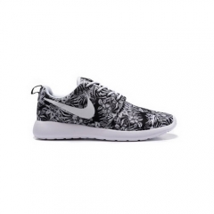 Nike Roshe One Print Premium Black White Flower Men