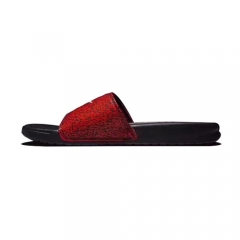 Nike Slippers Red Black Red Men