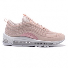 (Women) Nike Air Max 97 Light Pink Snakeskin White