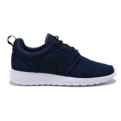 Nike Roshe Run Navy Black Logo Men