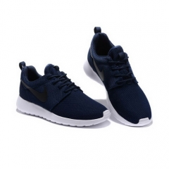 Nike Roshe Run Navy Black Logo Men