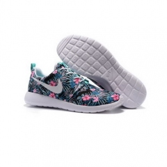 Nike Roshe One Print Premium Teal Green Pink Flower Men