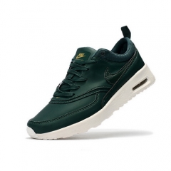 (Women) Nike Air Max Thea Leather Dark Green White