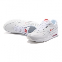 (Women) Nike Air Max 87 White Red Logo