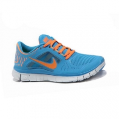 (Women) Nike Free Run 3 Blue Orange