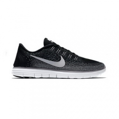 (Women) Nike Free RN Distance Black Dark Grey Wolf Grey White