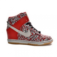 (Women) Nike Dunk Sky High Liberty Of London Red Sail Shoes