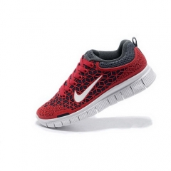 (Women) Nike Free Run 6.0 Spider Running Shoes Red White