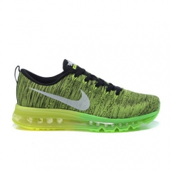 (Women) Air Max Flyknit Green Black