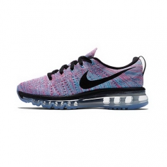 (Women) Nike Flyknit Air Max White Chlorine Blue Pink Blast Black