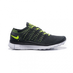 (Women) Nike Free Flyknit NSW HTM SP Black Green Logo