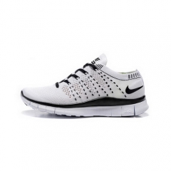 (Women) Nike Free Flyknit NSW HTM SP White Black Logo