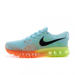 (Women) Authentic Nike Wmns Flyknit Air Max Glacier Ice Atomic Orange