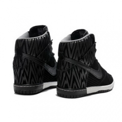 (Women) Nike Dunk Sky High All Black Shoes