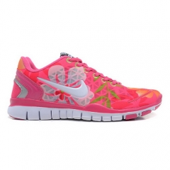 (Women) Nike Free TR Fit 2 Pink White Green