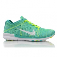 (Women) Nike Free TR Flyknit Cross Training Sneakers Shoes LightGreen White